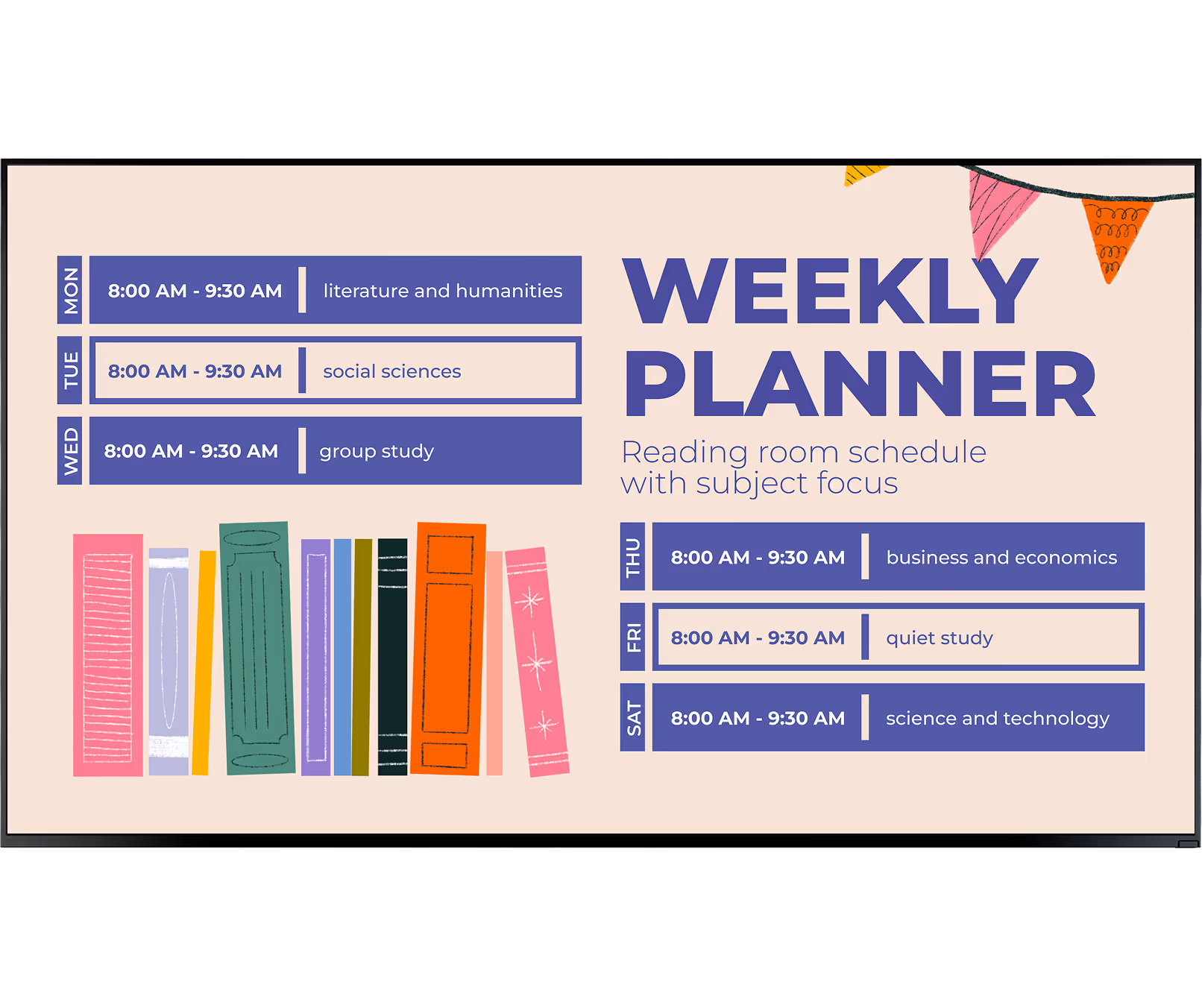Third-party Integration Weekly Planner